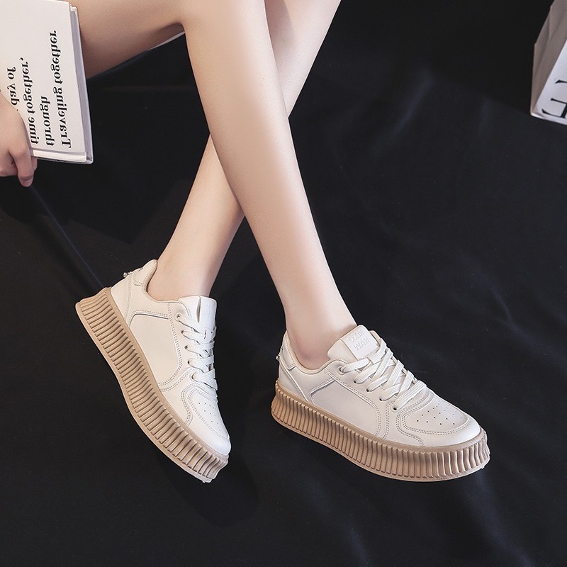 AVANCEID 1913 Sepatu Sneakers Wanita Sekolah Olahraga Sport Putih Import