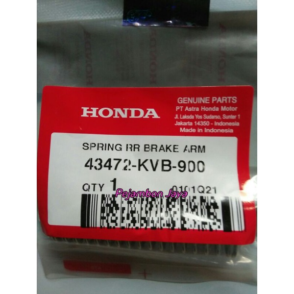 43472KVB900 SPRING RR BRAKE ARM