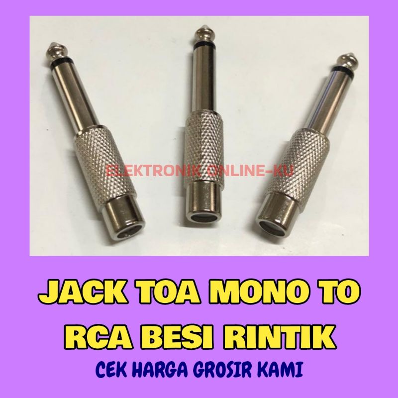 JACK TOA MONO TO RCA BESI RINTIK