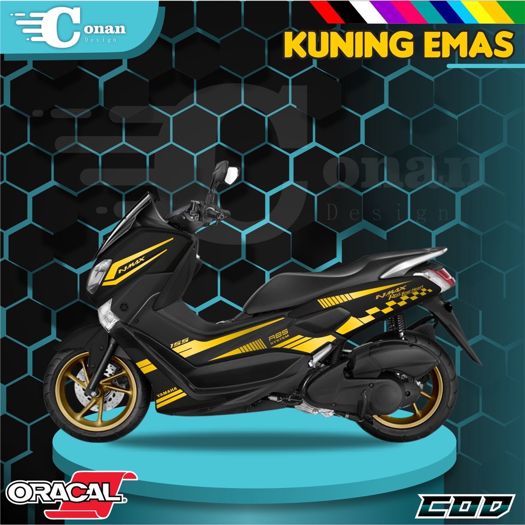 Aksesoris Motor Nmax Cutting Sticker Nmax Stiker Motor Nmax Striping Nmax 2019 All Nmax - NMxGS21