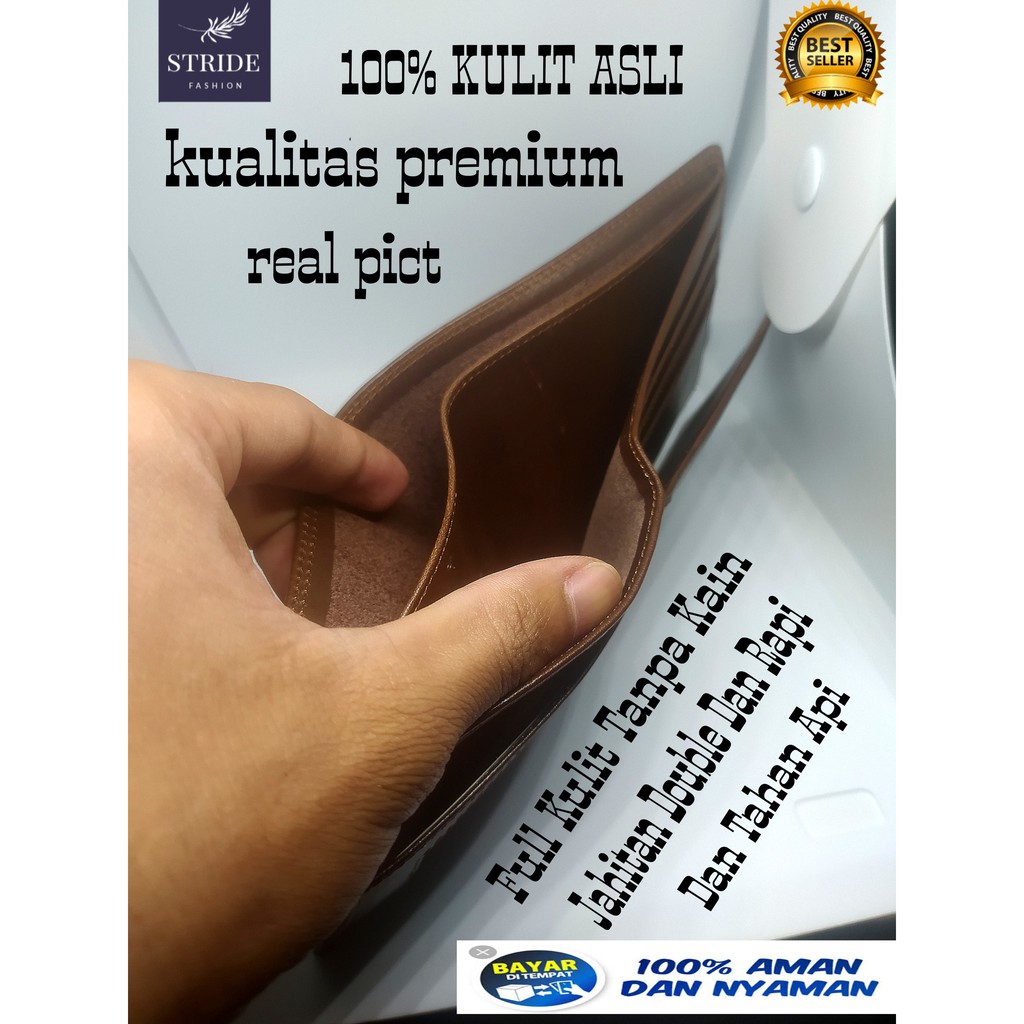 Dompet Pria Kulit Asli Original Model Terbaru