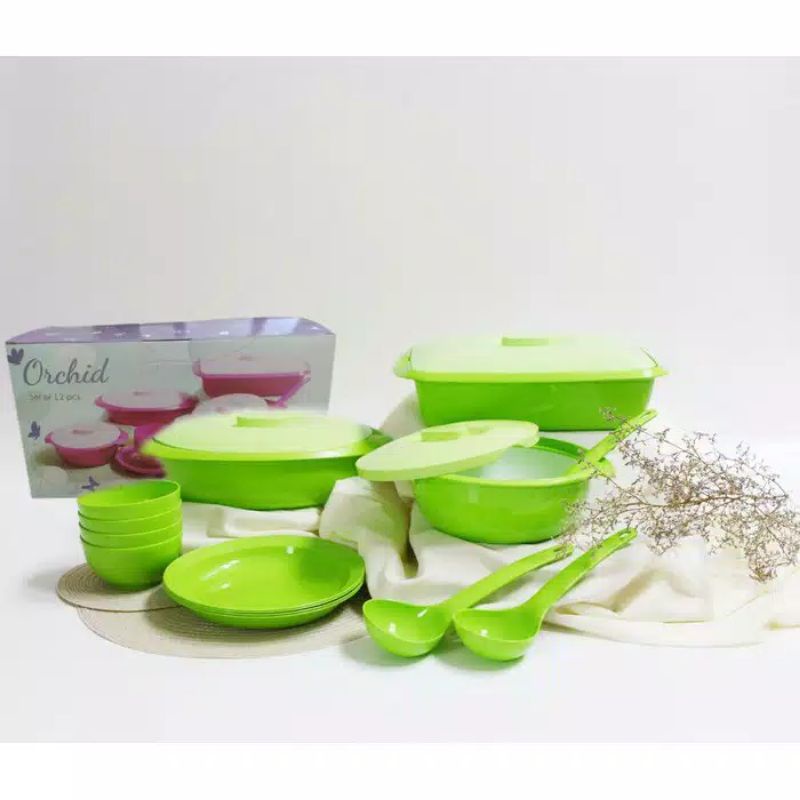 A5 Prasmanan Plastik Set Wadah Saji Makanan set Tempat Makanan