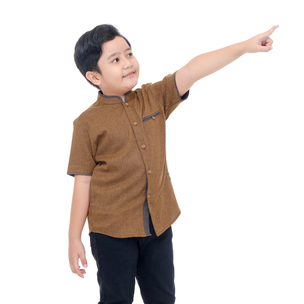 Kemko Anak Azran | Kemeja Anak | Kemeja Jahitan Premium