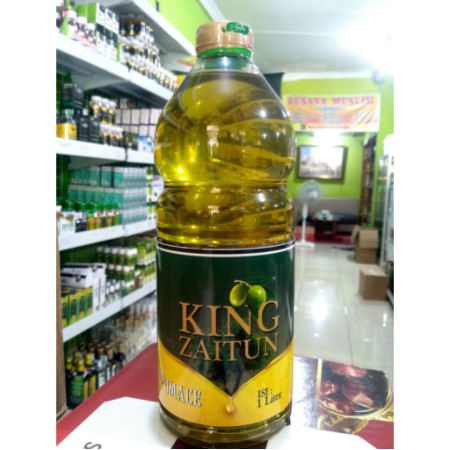 

ADY78 [Besar] Minyak Zaitun King Zaitun Pomace Olive Oil 1 Liter Bisa Untuk Masak Lebih Sehat Syifa