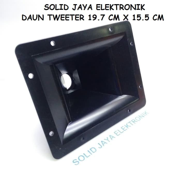 Daun Tweeter 19.7x15.5 CM Corong Tweeter Kotak 19.7x15.5CM Corong Horn