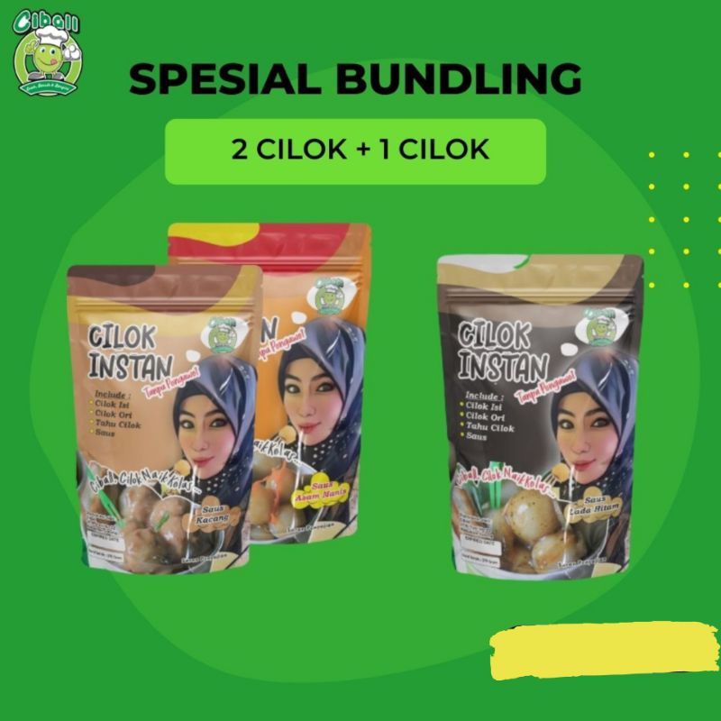 

PAKET BUNDLING HEMAT CILOK INSTAN CIBALL 3PCS