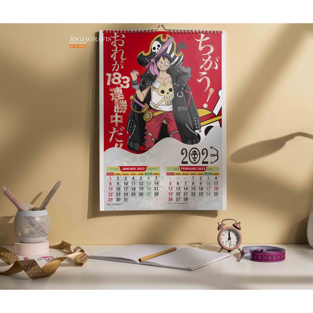 

Kalender Dinding Tahun 2025 Custom Bahan Art Carton | Isi 6 Lembar [ SPIRAL HANGER ]