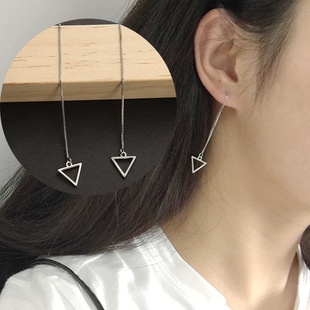 Baru bunga anting-anting wanita anting-anting anting-anting klip telinga Super Flash zirkon anting-a