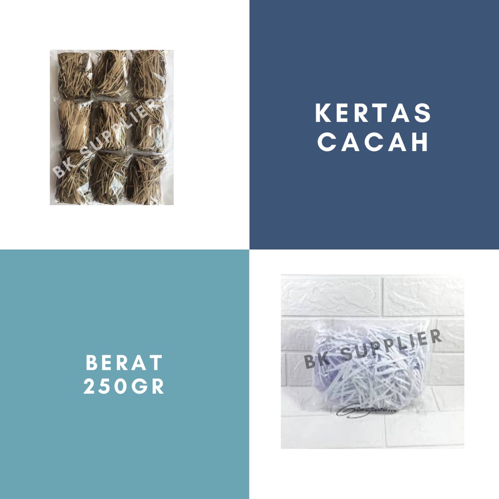 

Kertas Cacah 250gr / Shreded Paper / Kertas Potong / Kertas Suir