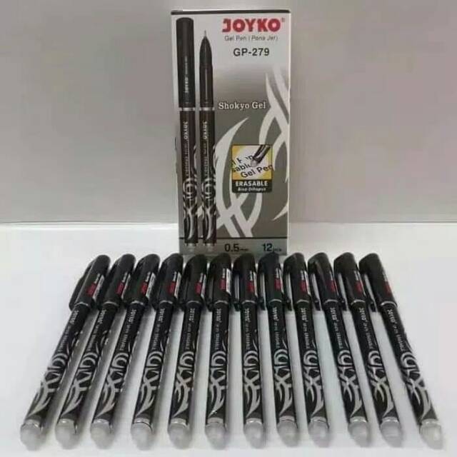 

Pulpen bisa dihapus Pen Shokyo Gel GP-279 Joyko 0.5 mm Erasable Pen Per Pcs