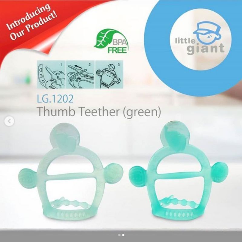 Little Giant Thumb Teether | Gigitan Bayi Gelang | Teether Gelang