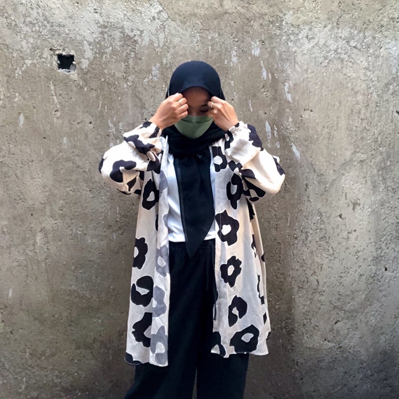 Long Cardigan Rayon / Long Outer Rayon