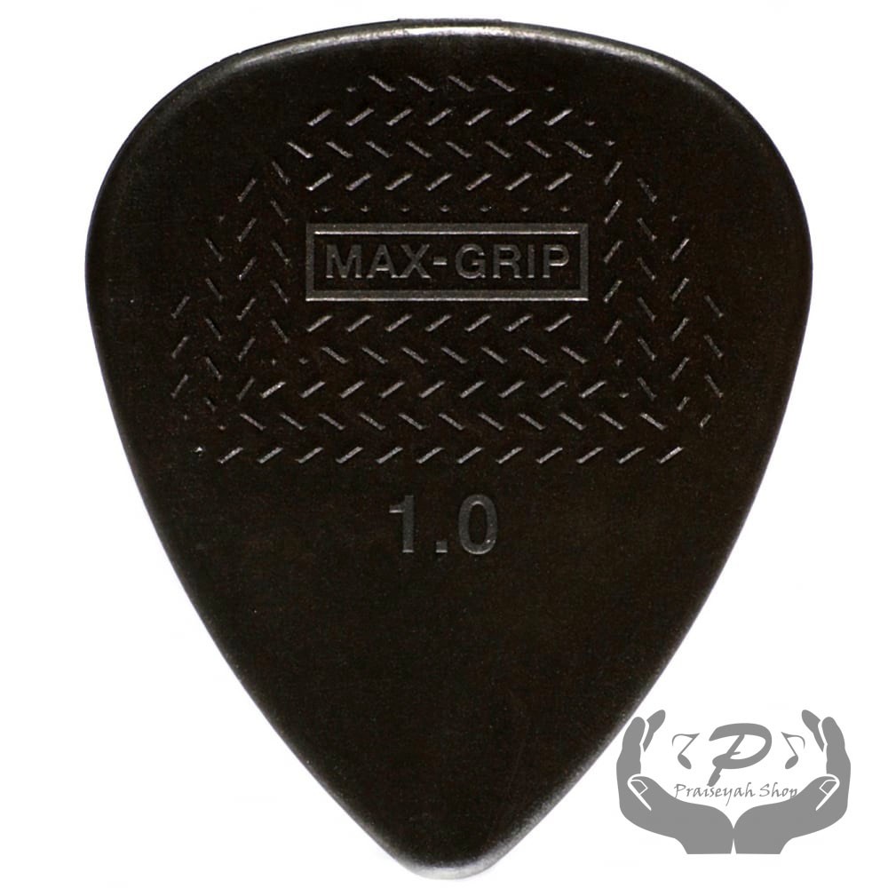 1 mm Pick Guitar Pik Gitar Dunlop Max Grip 1mm Tebal Kuat