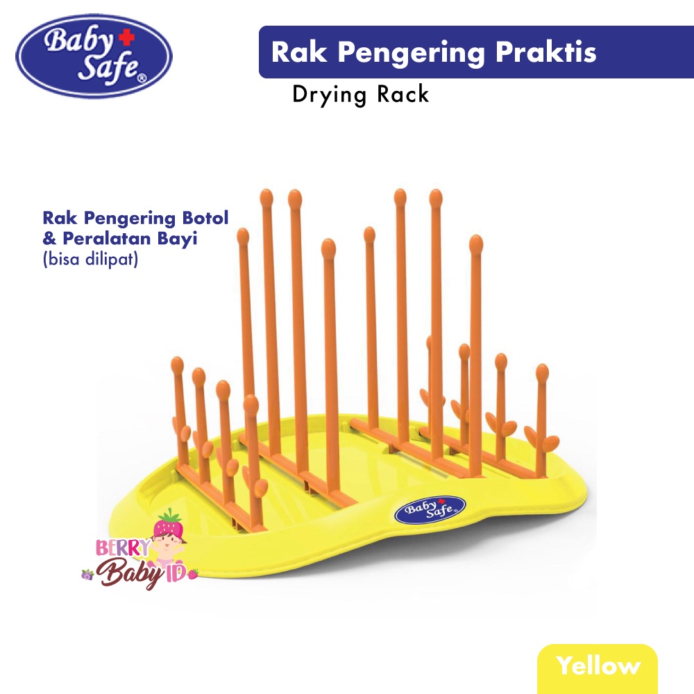 Baby Safe Collapsible Drying Rack Rak Pengering Botol Bayi BBS049 Berry Mart