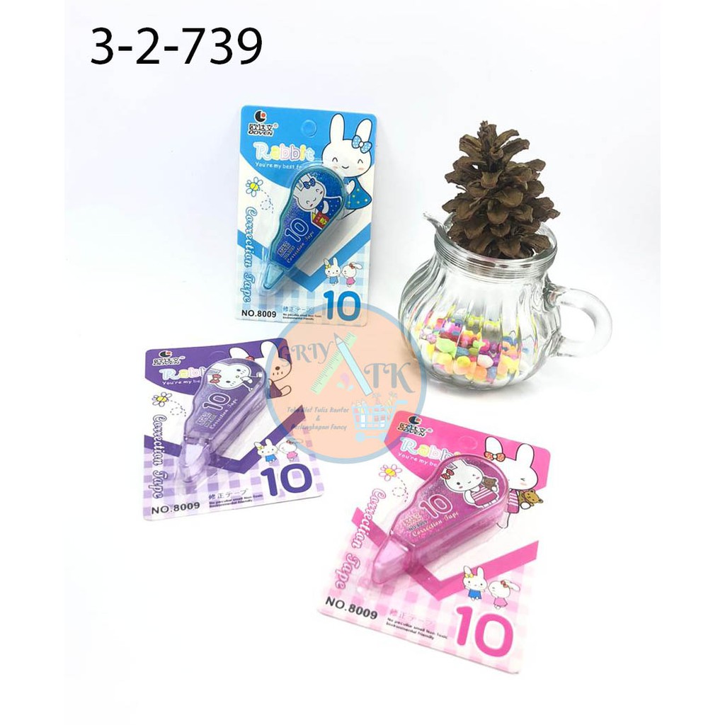 

Correction tape tip ex stipo kertas karakter kelinci No. 8009 Odven
