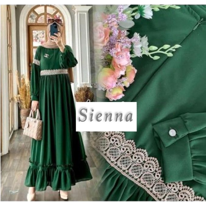 GAMIS CERUTY JUMBO - Sienna Dress JUMBO || Ukuran  S M L XL XXL XXXL 5L