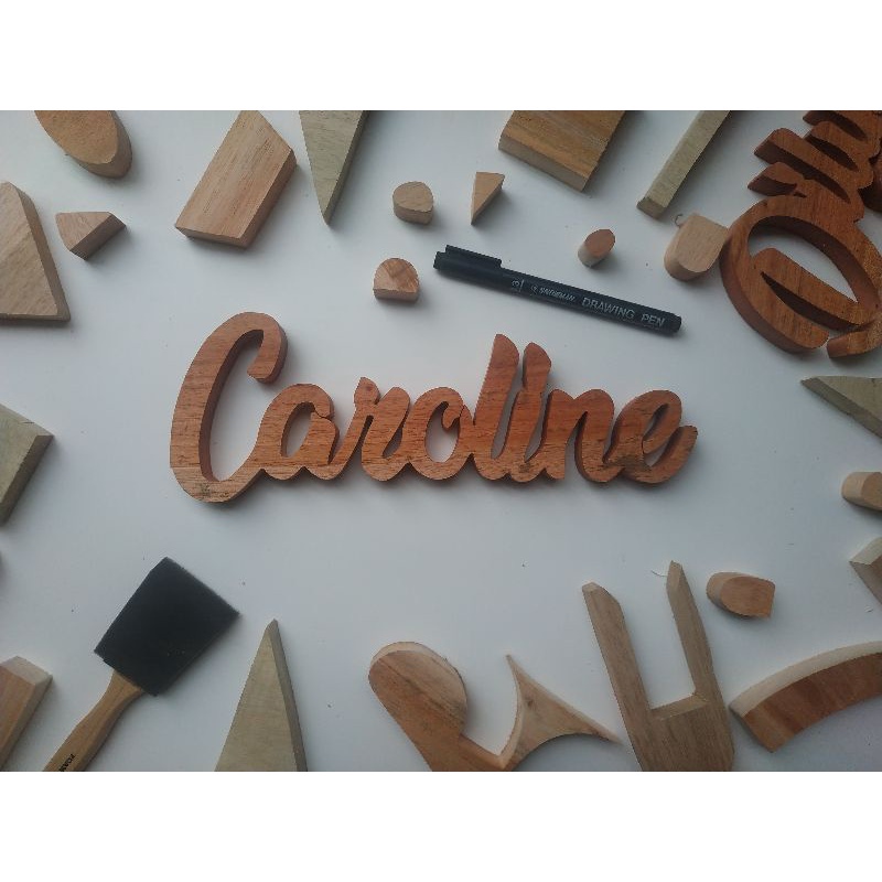 8CM &10CM HURUF KAYU DEKORASI - HURUF KAYU TIMBUL - HURUF KAYU - HURUF TIMBUL - HURUF TIMBUL STAINLE