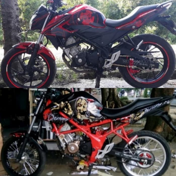 STRIPING VARIASI ALL NEW CB150R CB 150 R STICKER MOTOR STIKER f150