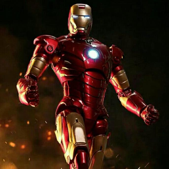 PROMO FIGURE // ZD TOYS MARVEL AVENGERS IRONMAN IRON MAN MARK 3 LED ACTION FIGURE SALE