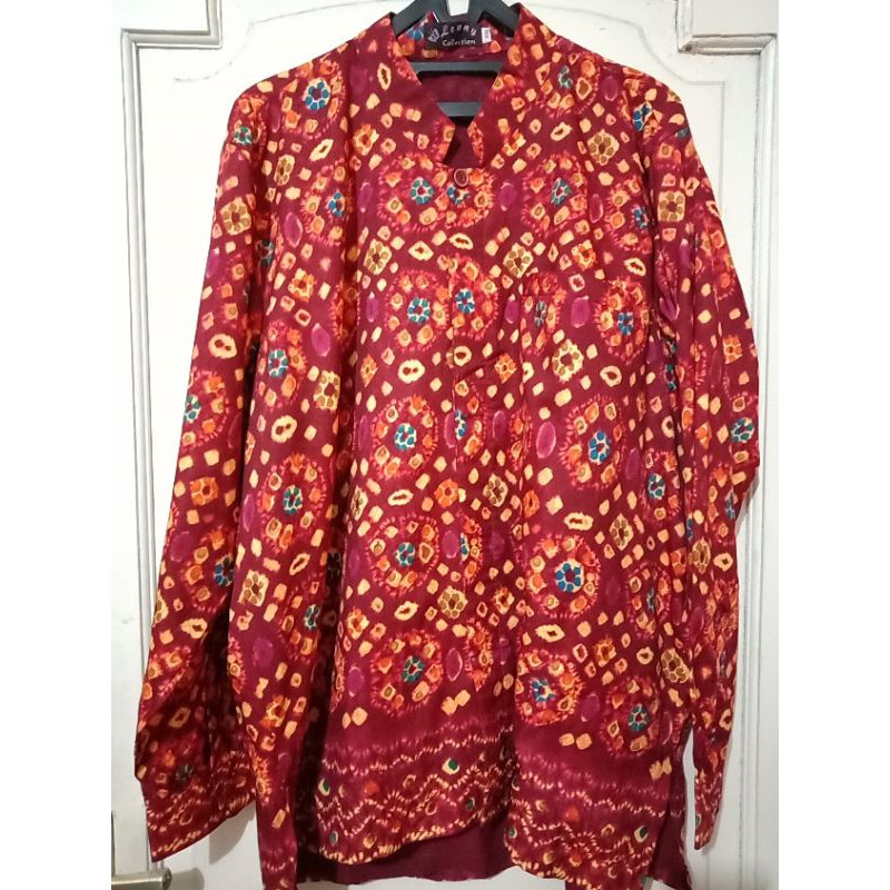 PRELOVED BATIK KEMEJA PRIA UKURAN XXL