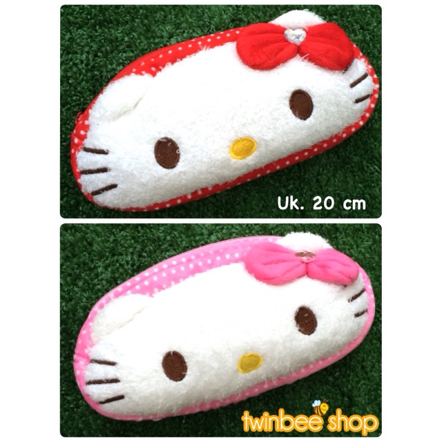 

Tempat Pensil Bulu Hello Kitty