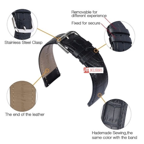 Tali Jam Strap Samsung Galaxy Watch 3 41mm 45mm - Crocodile Leather