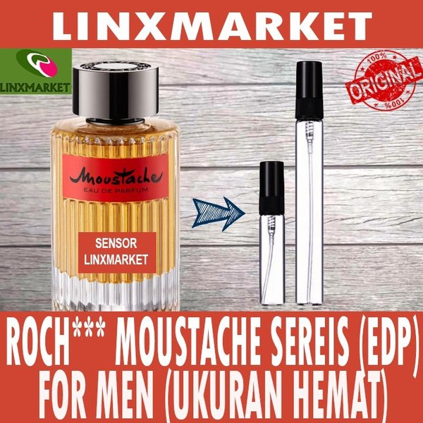ORIGINAL ROCHAS MOUSTACHE SERIES EDP FOR MEN - UKURAN HEMAT -