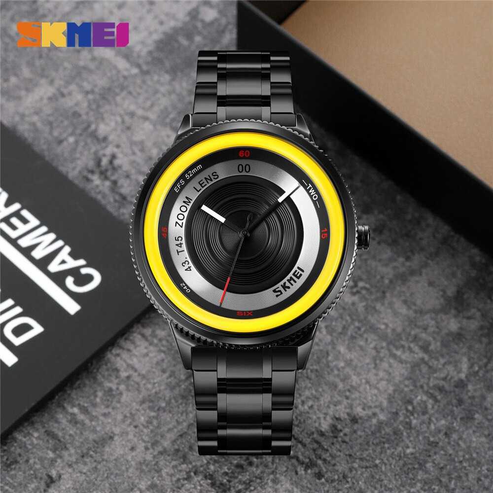 ARS - SKMEI Jam Tangan Analog Pria Strap Stainless Steel - 9267
