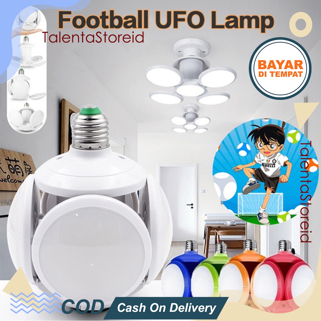 Lampu LED Football Ufo Lamp 45 Watt Bohlam 5In1 Lampu Dragon Ball Super Terang