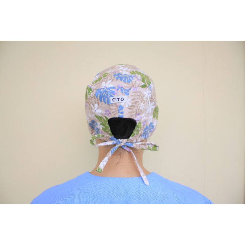 Head cap / head cap medis motif / surgical cap / topi dokter / topi operasi / topi perawat