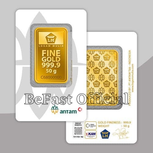 ZEN - LM LOGAM MULIA EMAS ANTAM 5 GRAM TERBARU | LM EMAS ANTAM 5 Gram LOGAM MULIA TERBARU |  5 Gr Emas Logam Mulia ANTAM | CERTIFICATE FINE GOLD | REDMARK | Beli Emas Batangan ANTAM