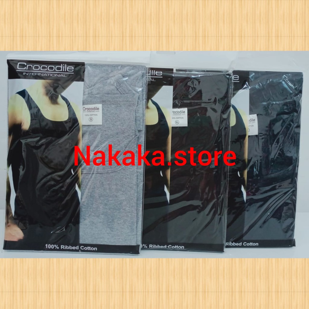 812 Crocodile Kaos Singlet Pria 812 P/W