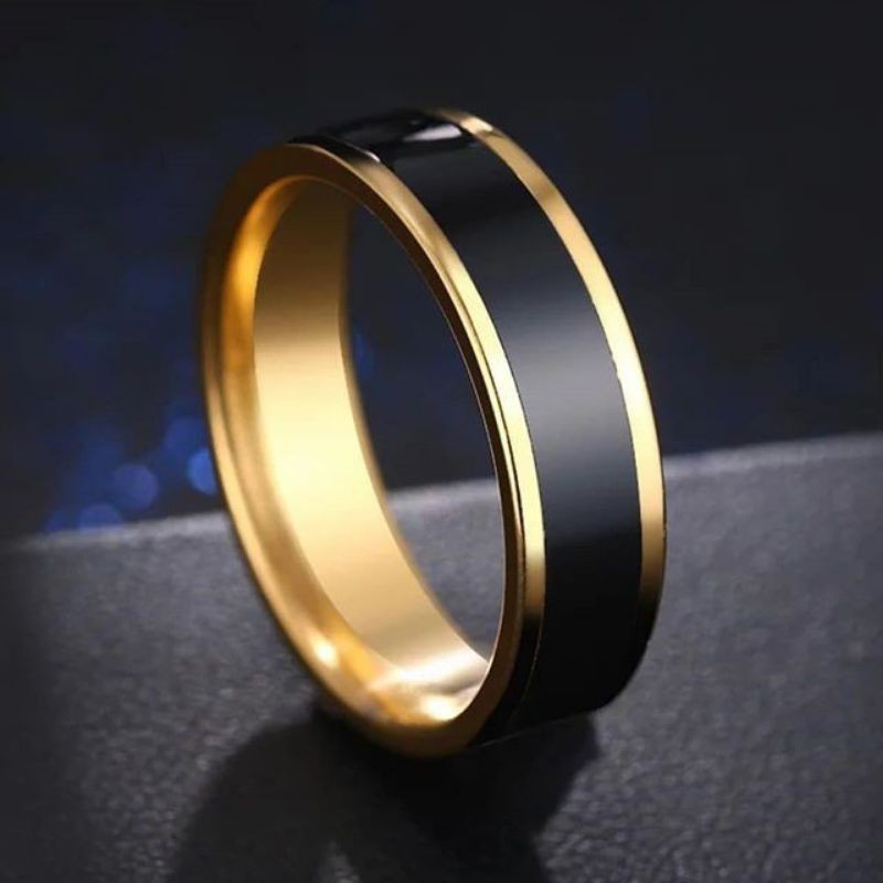 cincin hitam gold /cincin couple