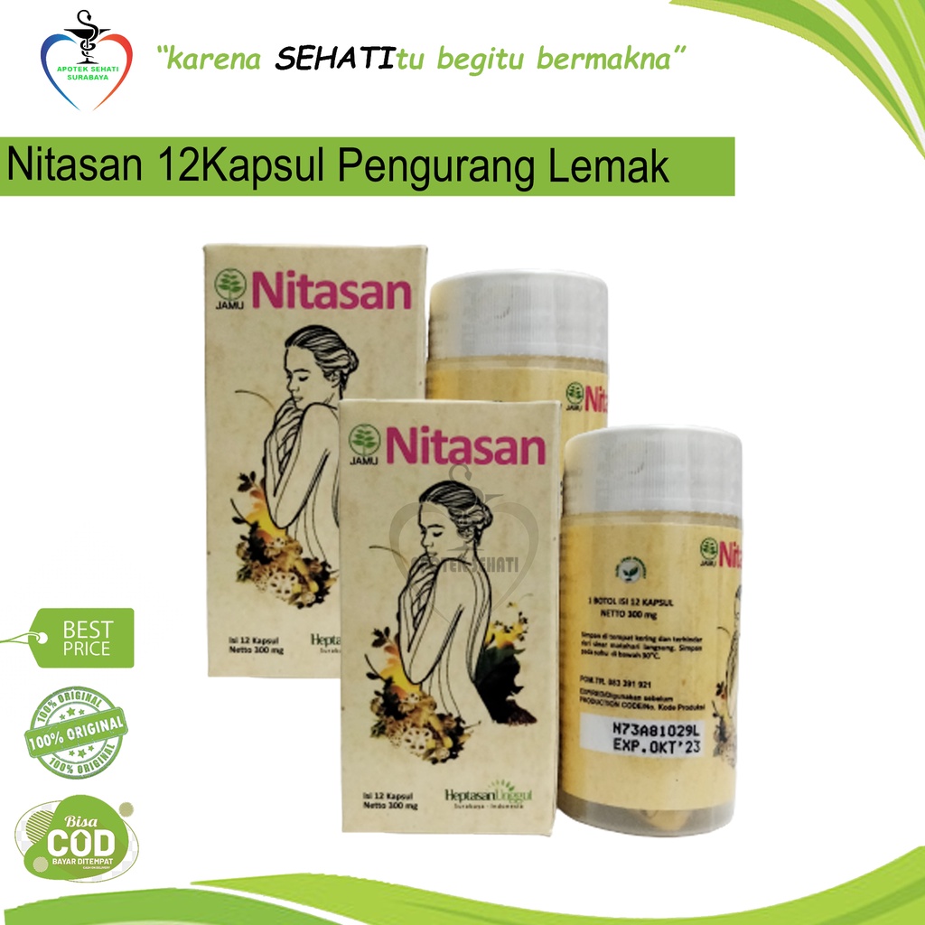 Nitasan - Herbal Suplemen Pelangsing Menurunkan Melangsingkan Tubuh