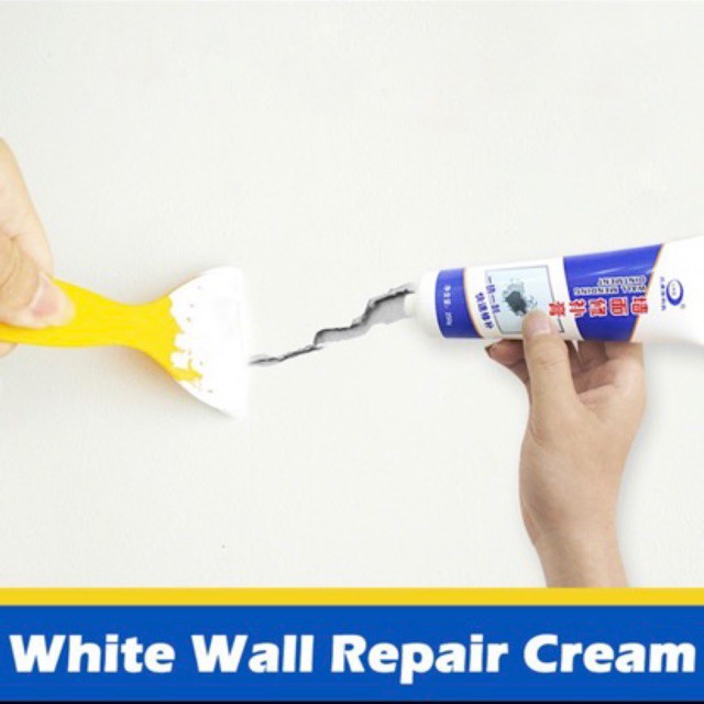 White Repair Cream Wall Mending Ointment Krim Perbaikan Dinding Tahan Air COD MURAH Wall Repair