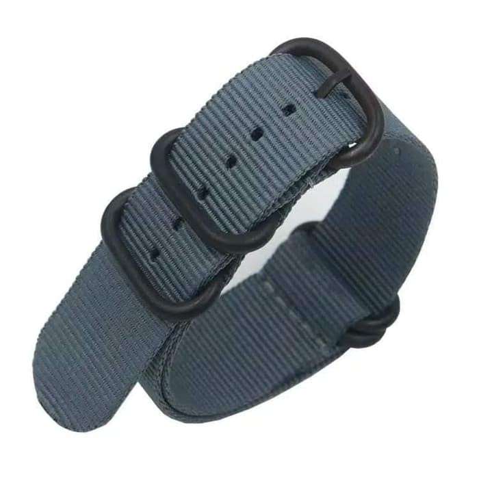 TALI JAM TANGAN NATO ZULU 20MM 22MM 24MM CANVAS STRAP ABU ABU