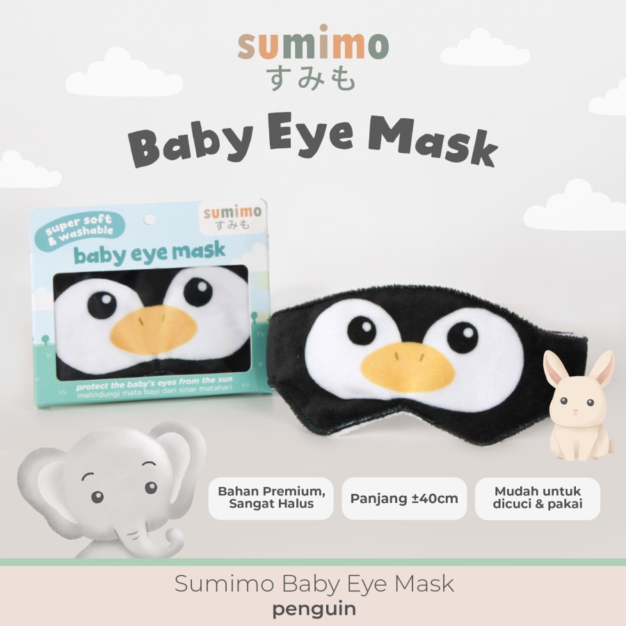 Sun Babes Eyemask Kacamata Bayi Kain | sumimo eye mask | baby flow eye mask | kaca mata bayi jemur