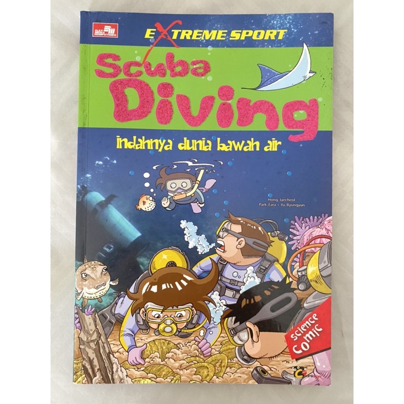 Scuba Diving Extreme Sport Indahnya Dunia Bawah Air Science Comic Second Hand