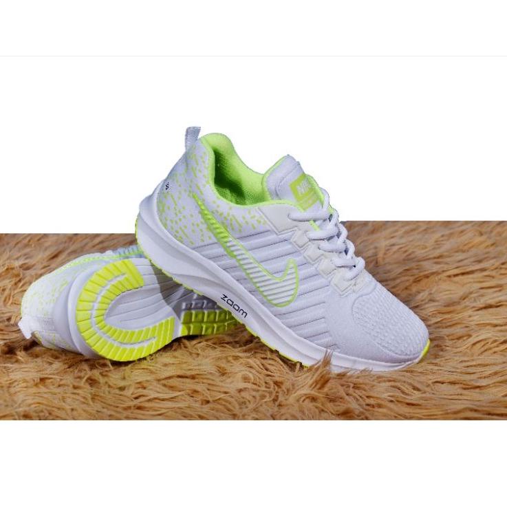Best Terlaris COD  SEPATU JOGGING PUTIH - SEPATU NIKE ZOOM CEWEK - SEPATU OLAHRAGA - SEPATU
