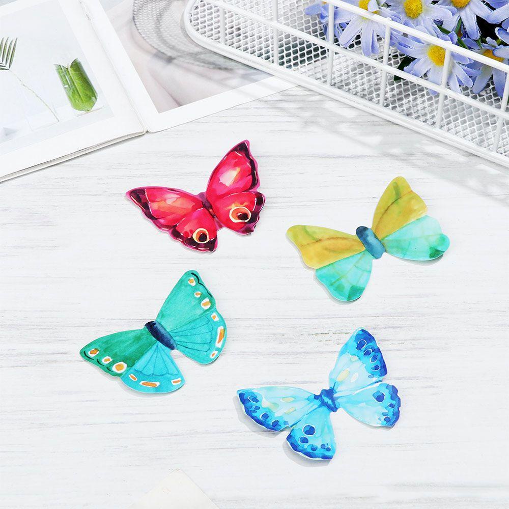 R-flower Stiker Dinding 3D Kartun Dengan Glitter Kamar Anak Dekorasi Rumah