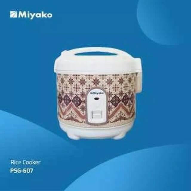 Rice cooker mini kecil miyako 0,6liter psg 607 pemasak nasi cocok untuk kost