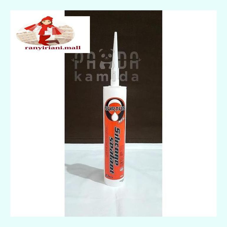 

510Fsjbran Lem Sealant 300Ml Lem Kaca Lem Silicone Norton Terlaris - Clear Rany5Ckhd
