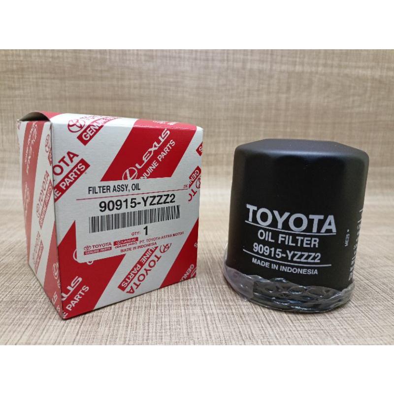 Filter Oli Toyota 90915-YZZZ2 Original Toyota Innova Lama Reborn Fortuner Lama Baru VRZ Hilux Bensin Diesel