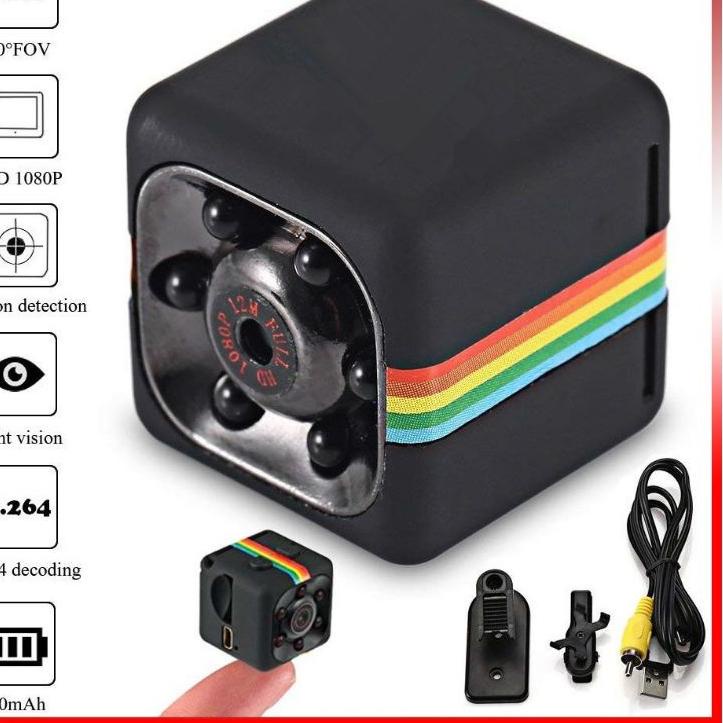 Menarik SPY CAMERA MINI SQ11 NIGHT VISION / SPY CCTV SQ-11