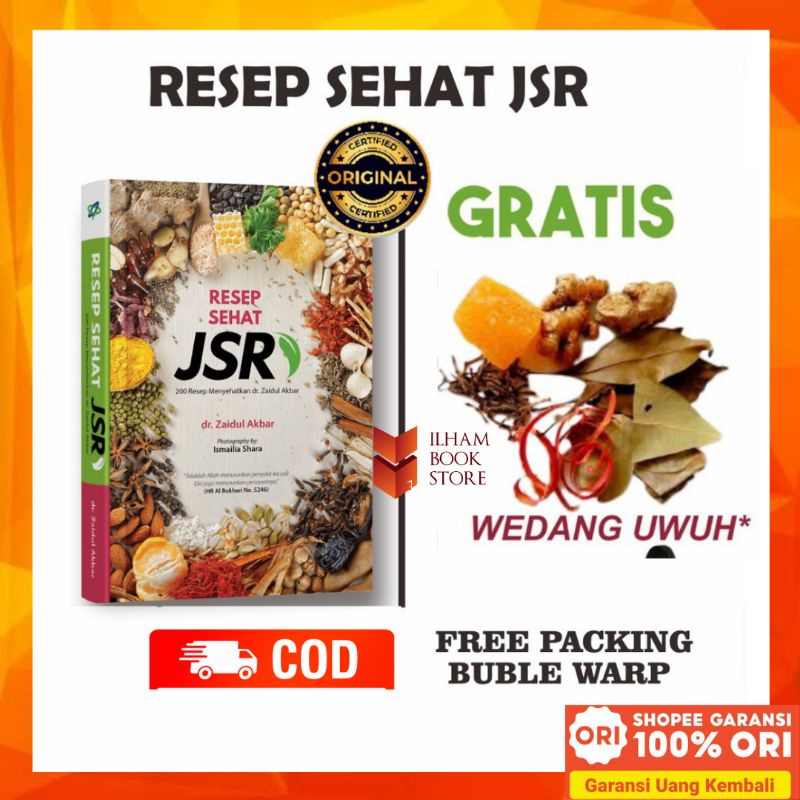 Buku Resep Jurus Sehat Rasulullah | Resep JSR dr. Zaidul Akbar | Resep Sehat JSR