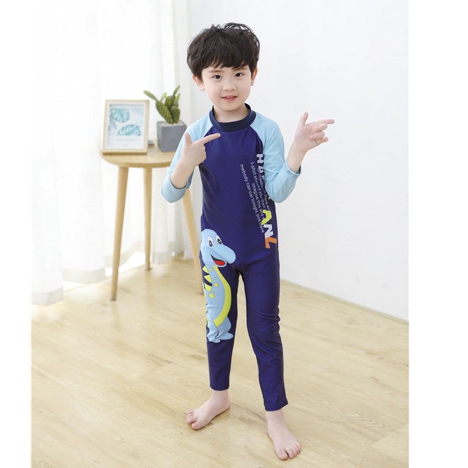 CHUBBI 4 Baju Renang Hijab Anak Laki Perempuan One Piece Panjang