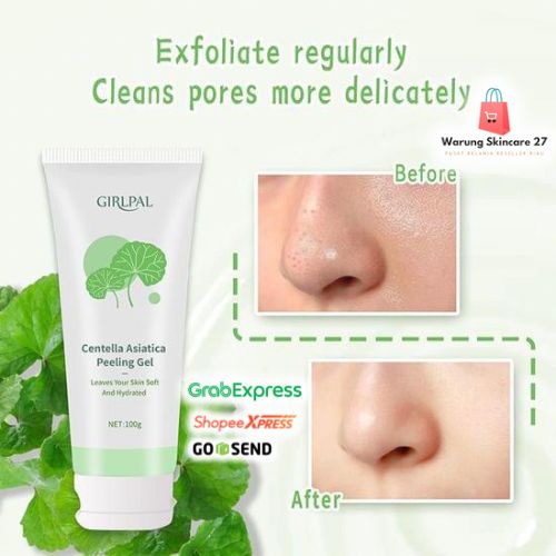 GIRLPAL CENTELLA ASIATICA PEELING GEL WAJAH GLOWING ANGKAT DAKI