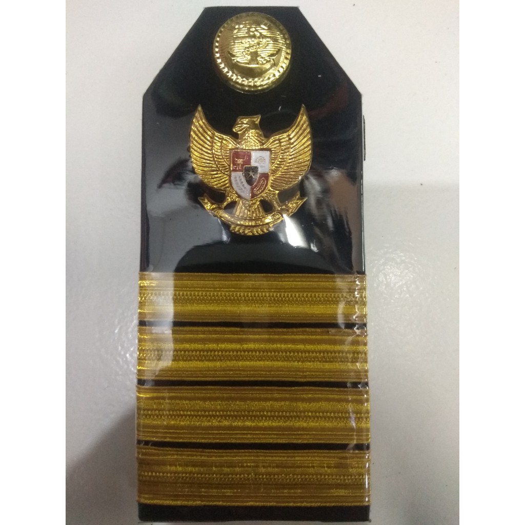 Tanda/Aksesoris/Atribut Pangkat/Evolet Pelayaran/Pelaut/Nakhoda PDU Garuda Tingkat/Strip/Balok 4