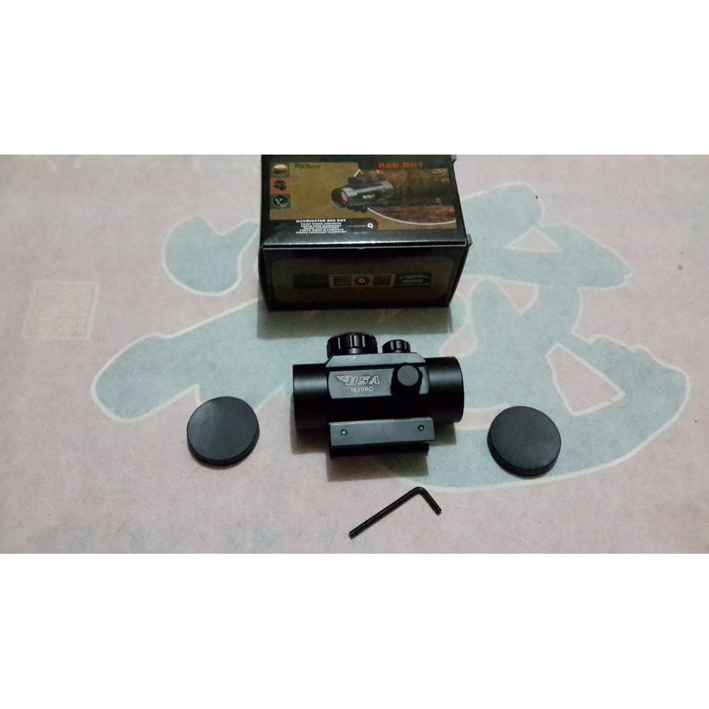 Red dot BSA 1x30 RD telescope teropong red dot bsa senapan