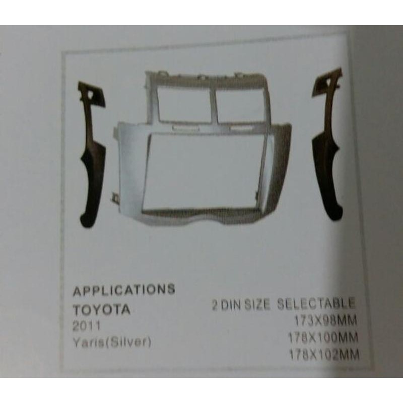 PROMO HARGA Frame tv mobil TOYOTA YARIS